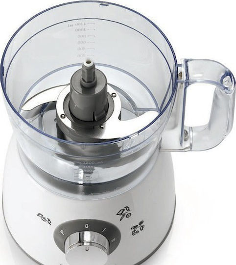 Black & Decker Multifunctional Food Processor 400W with Pot 1.2lt White