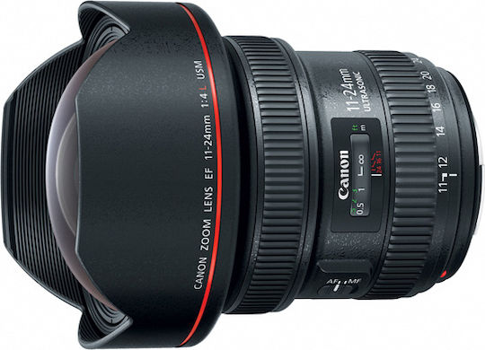 Canon Full Frame Camera Lens 11-24mm f/4 L USM Ultra-Wide Zoom for Canon EF Mount Black