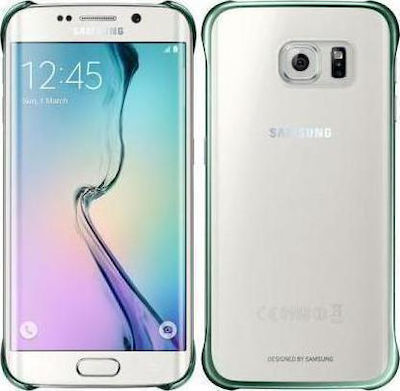 Samsung Coperta din spate Silicon Verde (Galaxy S6 Edge) EF-QG925BGEGWW