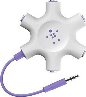 Belkin F8Z274EA Converter 3.5mm male to 3.5mm female White 1pcs