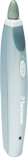 Bestron Nail Drill Battery Silver with 13000 Rotations per Minute