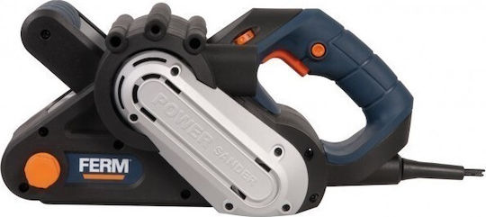 Ferm BSM1021 Sander Gürtel mit Geschwindigkeitsregelung und mit Absaugsystem