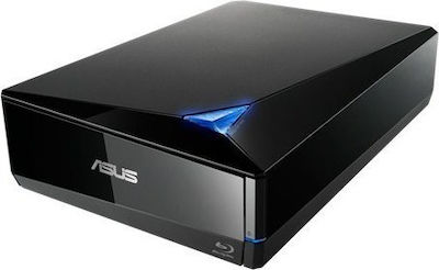 Asus TurboDrive BW-16D1H-U PRO Εξωτερικός Οδηγός Εγγραφής/Ανάγνωσης Blu-Ray/DVD/CD για Desktop / Laptop Μαύρο