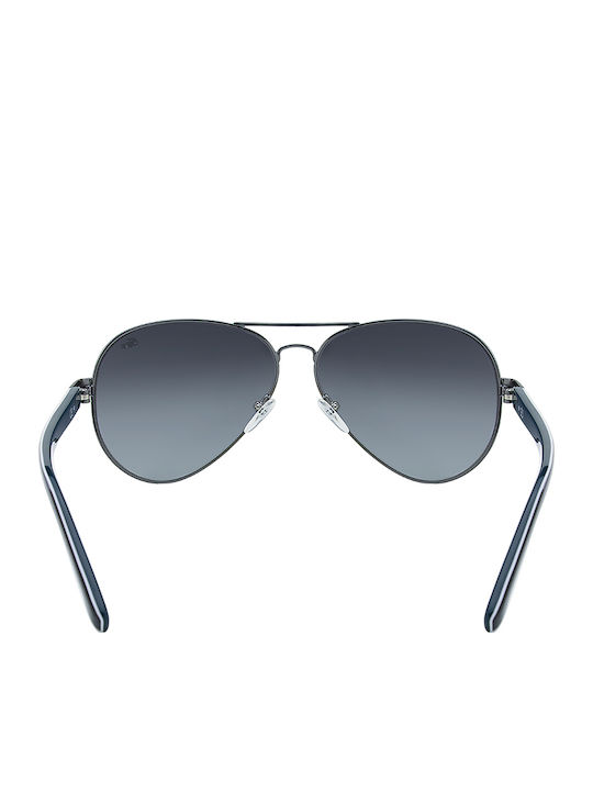 Lacoste Unisex Sunglasses with Gray Frame and Black Lens L163S-035
