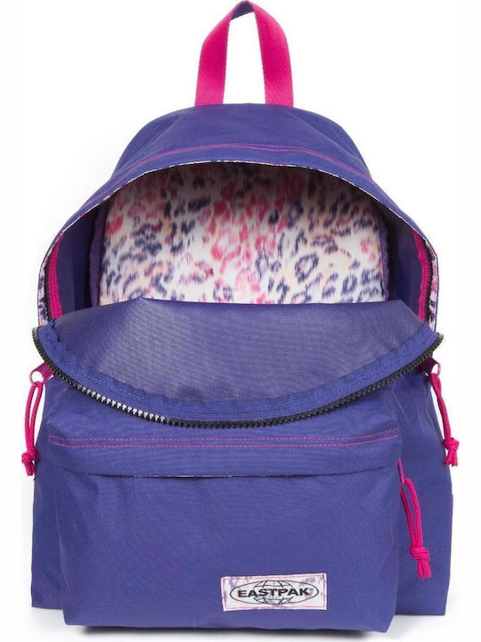 Eastpak Padded Pak'r Wild In Ghiozdan Școlar de Spate Școala gimnazială- liceu în culoarea Violet 24Litri