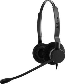 Jabra Biz 2300 Quick disconnec Auf dem Ohr Multimedia-Headsets mit Mikrofon und Verbindung USB-A in Schwarz Farbe