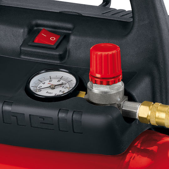 Einhell TH-AC 190/6 OF Single-Phase Air Compressors 97dB with Power 1.5hp and Airtank 6lt 4020495