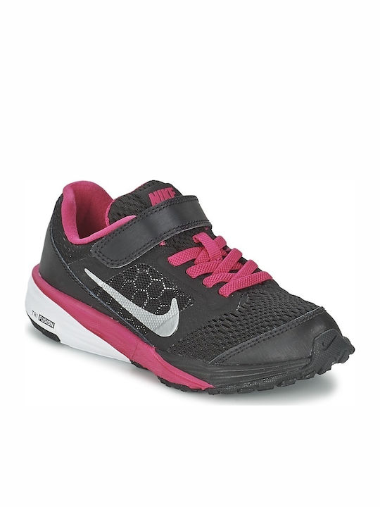 Nike Αthletische Kinderschuhe Laufen Tri Fusion Schwarz