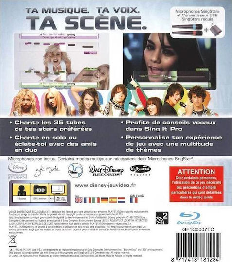 Disney Sing It (Bundle Edition) PS3