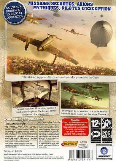 Blazing Angels 2: Secret Missions of WWII PC Game