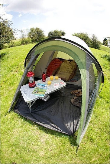 Coleman Darwin 2 Plus Σκηνή Camping Τούνελ Ορειβασίας Πράσινη 4 Εποχών για 2 Άτομα Αδιάβροχη 3000mm 320x160x120εκ.
