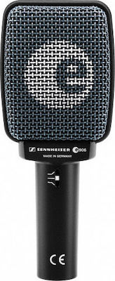 Sennheiser Δυναμικό Μικρόφωνο XLR E 906 Τοποθέτηση Shock Mounted/Clip On για Studio