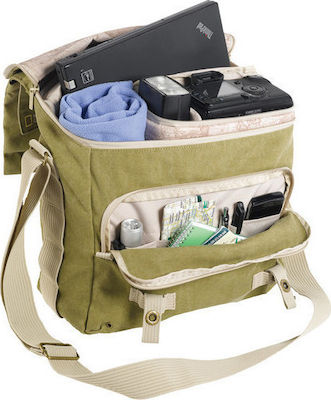 National Geographic Τσάντα Ώμου Φωτογραφικής Μηχανής Earth Explorer Medium Messenger Bag Μέγεθος Medium σε Χακί Χρώμα