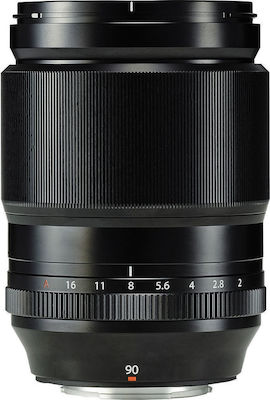 Fujifilm Crop Φωτογραφικός Φακός Fujinon XF 90mm F2 R LM WR Telephoto για Fujifilm X Mount Black