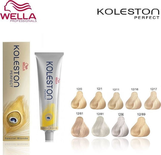 Wella Koleston Perfect Special Blonde-Haarfärbemittel 12/81 Perlblond Satin 60ml