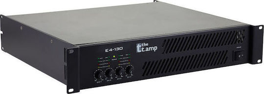 The T.Amp E4-130 PA Power Amplifier 4 Channels 200W/4Ω 130W/8Ω Black