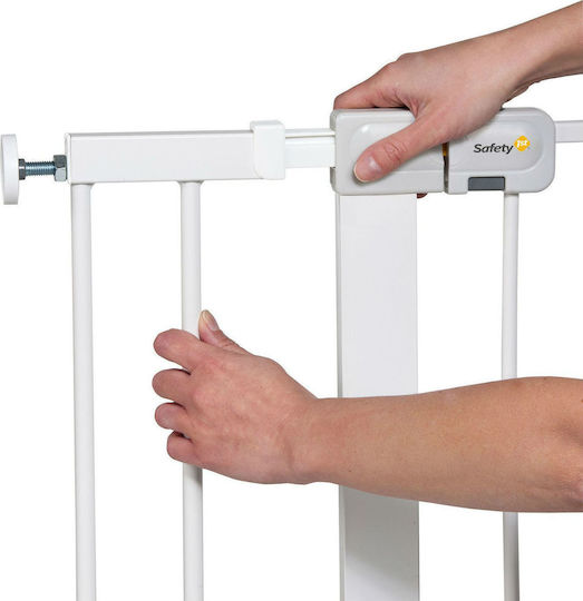 Safety 1st Easy Close Safety Gate Extensions Simple Placement made of Metal in White Color 73x14x73εκ. 1pcs