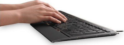 Logitech Illuminated Keyboard K740 Nur Tastatur Englisch UK Schwarz