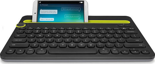 Logitech K480 Безжично Само клавиатура за таблет Английски US Черно
