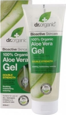 Dr.Organic Aloe Vera Хидратиращ Лосион Регенериращ с Алое вера за Суха Кожа 200мл