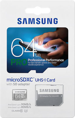 Samsung Pro microSDXC 90MB/s