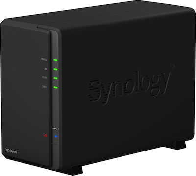 Synology Diskstation Ds216play NAS Turm mit 2 Steckplätzen für HDD/SSD