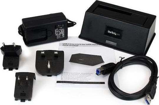 StarTech SDOCKU33BV Docking Station Stație de andocare pentru Hard Disk SATA 2.5" / 3.5" cu conectivitate USB 3.0 (SDOCKU33BV)
