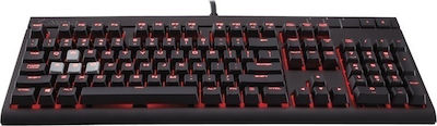 Corsair Strafe Mechanical Cherry Mx Гейминг Клавиатура с Cherry MX Red суичове и Подсветени клавиши Черен