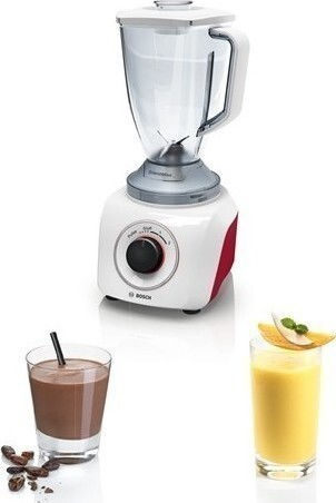 Bosch SmoothieMixx Μπλέντερ με Πλαστική Κανάτα 1.5 lt 500W Κόκκινο