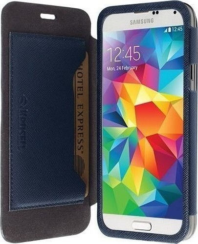 Krusell Malmo Book Synthetic Leather Blue (Galaxy S5 mini)