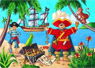 Παιδικό Puzzle Πειρατής 36pcs για 3+ Ετών Djeco