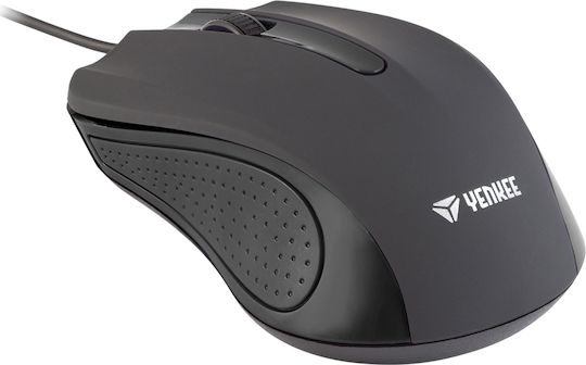 Yenkee Suva Wired Ergonomic Mouse Black