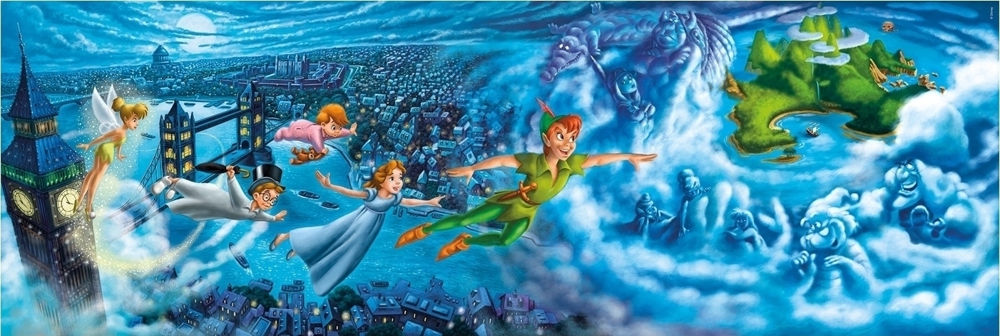 36 Best Pictures Peter Pan Puzzle - Disney Peter Pan + The Jungle Book - 2x60 peças ...