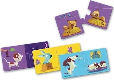 Kids Puzzle Αντίθετα for 2++ Years 12pcs Djeco