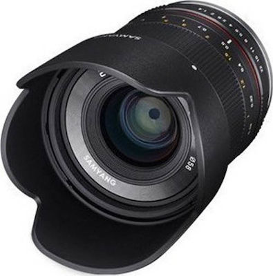 Samyang Crop Camera Lens 21mm f/1.4 ED AS UMC CS Wide Angle for Canon EF-M Mount Black