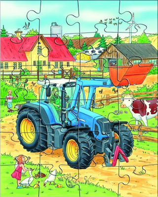 Kids Puzzle Tractor for 4++ Years 24pcs Haba