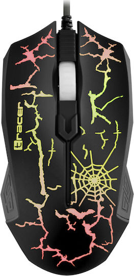 Tracer Battle Heroes Soldier RGB Gaming Mouse Negru
