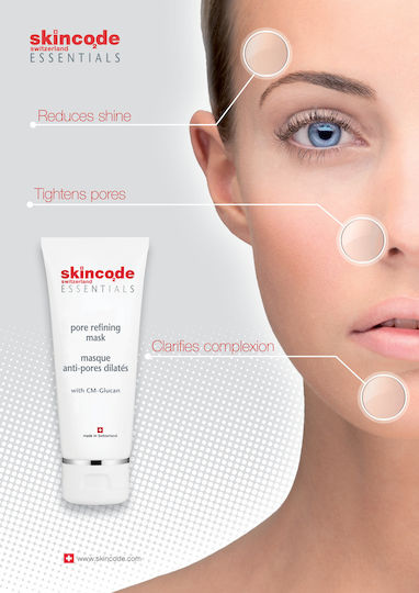 Skincode Pore Refining Gesichtsmaske für das Gesicht für Reinigung 75ml