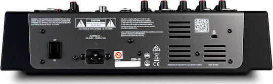 Allen & Heath ZEDi10 Analoge Konsole 10 Kanäle mit Phantom Power & 4 XLR-Eingänge