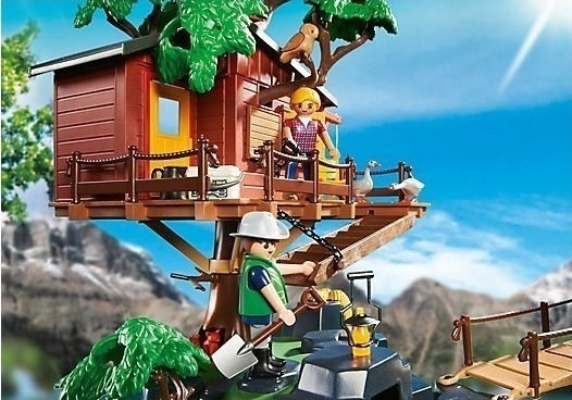 Playmobil Wildes Leben Großes Baumhaus für 4-10 Jahre