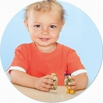Playmobil 123 Worker with Wheelbarrow for 1.5+ years old