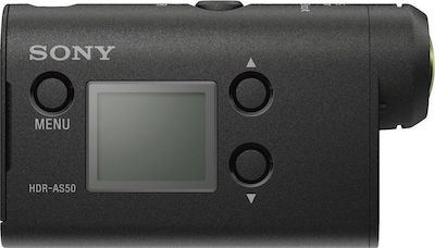 Sony HDR-AS50 Action Camera Full HD (1080p) με WiFi Μαύρη με Οθόνη