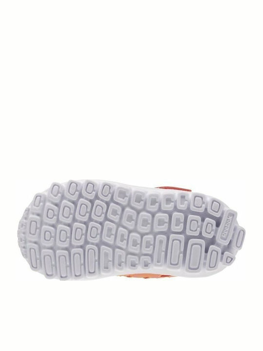 Realflex Train 4.0ALT Kids Sports Shoes Running with Hoop & Loop Closure Orange