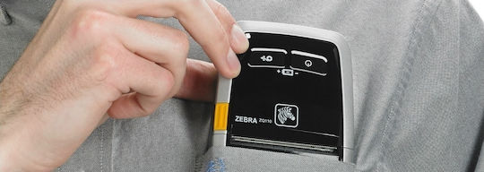 Zebra ZQ110 Thermische Quittungsdrucker Tragbar USB / Bluetooth / Seriennummer