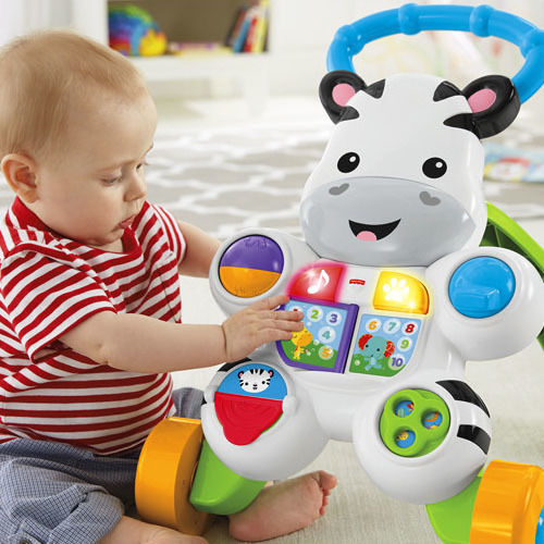 Fisher Price Zebra Animal for 6+ Months White