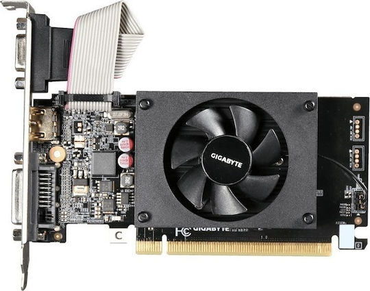 Gigabyte GeForce GT 710 rev. 1.0 2GB GDDR3 Κάρτα Γραφικών