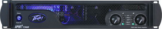Peavey IPR2 7500 Leistungsverstärker PA-Verstärker 2 Kanäle 2800W/4Ω 1550W/8Ω in Schwarz Farbe