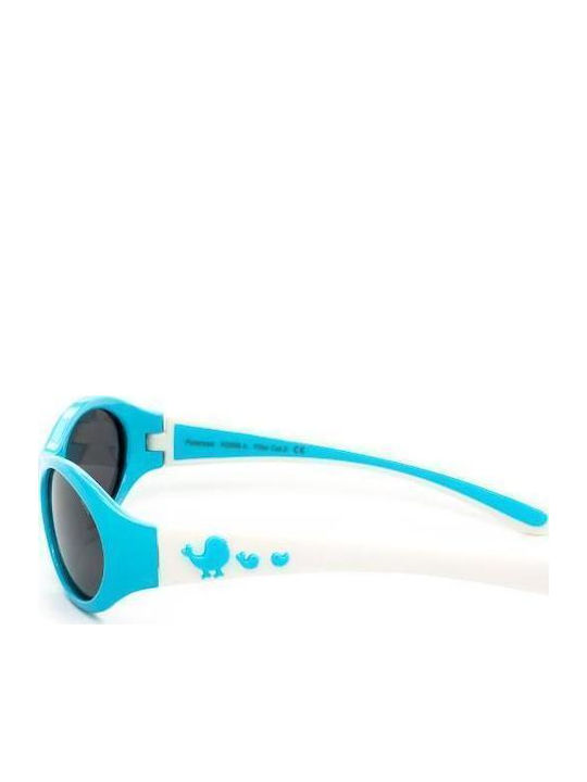 Invu Oval Kinder-Sonnenbrillen mit Polarisiert Blau
