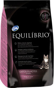 Equilibrio Kitten Indoor Hrană Uscată pentru Pisici Tinere cu Pui 2kg