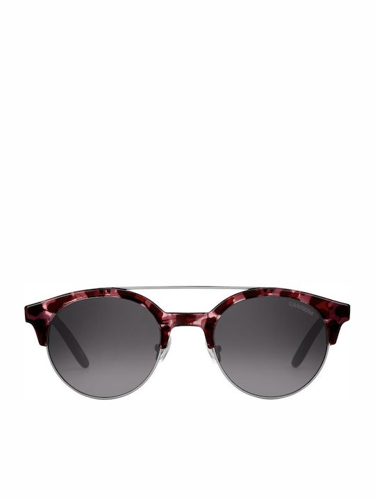 Carrera Men's Sunglasses with Burgundy Plastic Frame and Gray Gradient Lens 5035/S ZQ5/IC